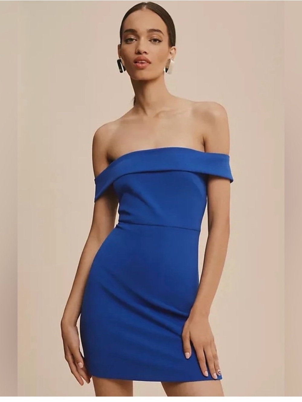 BHLDN off the Shoulder Dress